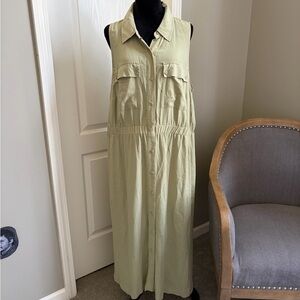 Ava & Viv Khaki Dress